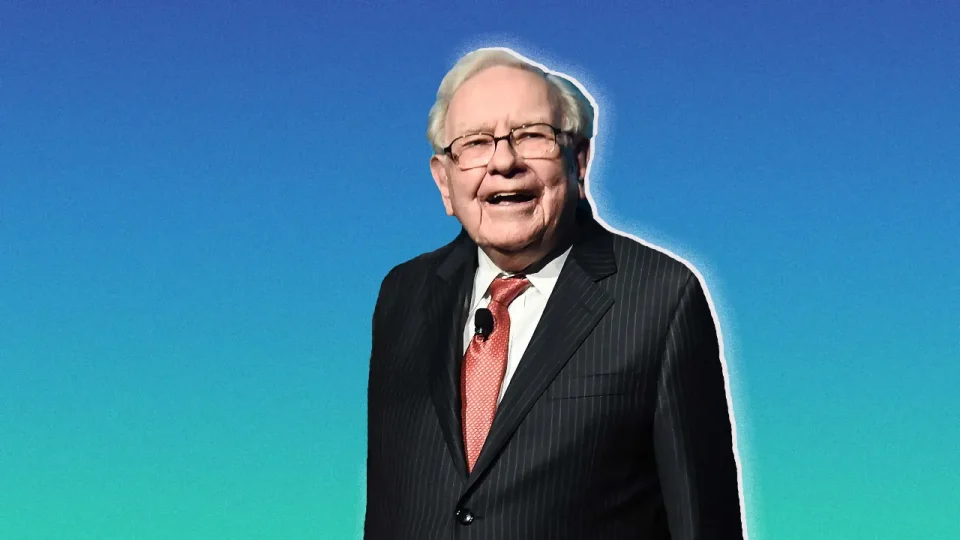 Lead illustration for article, showing Warren Buffett.
